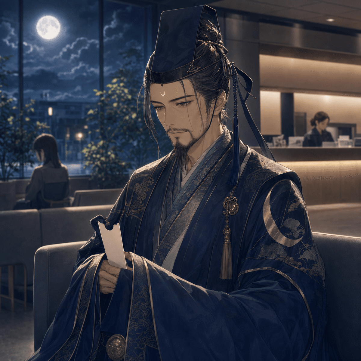 受付番号札の主