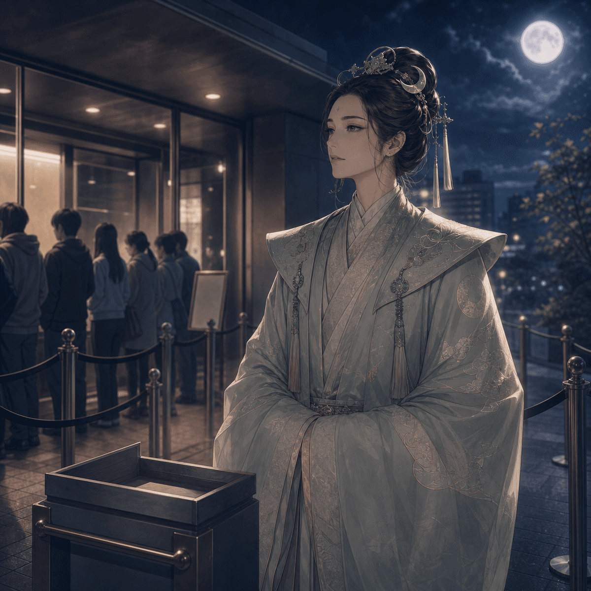 整理券配布前の主