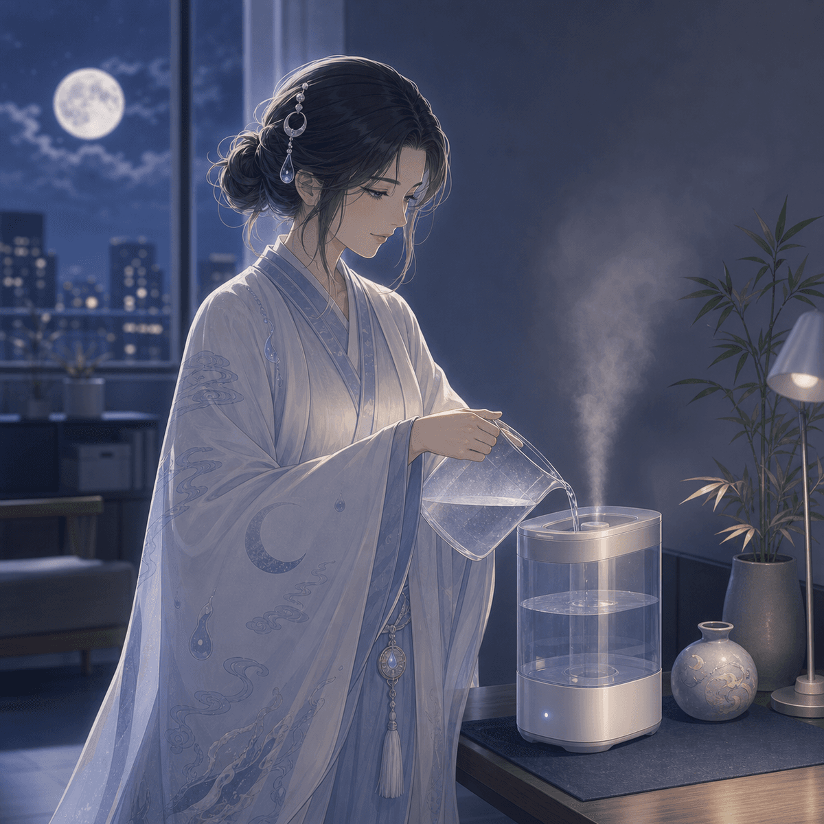 加湿器給水の主