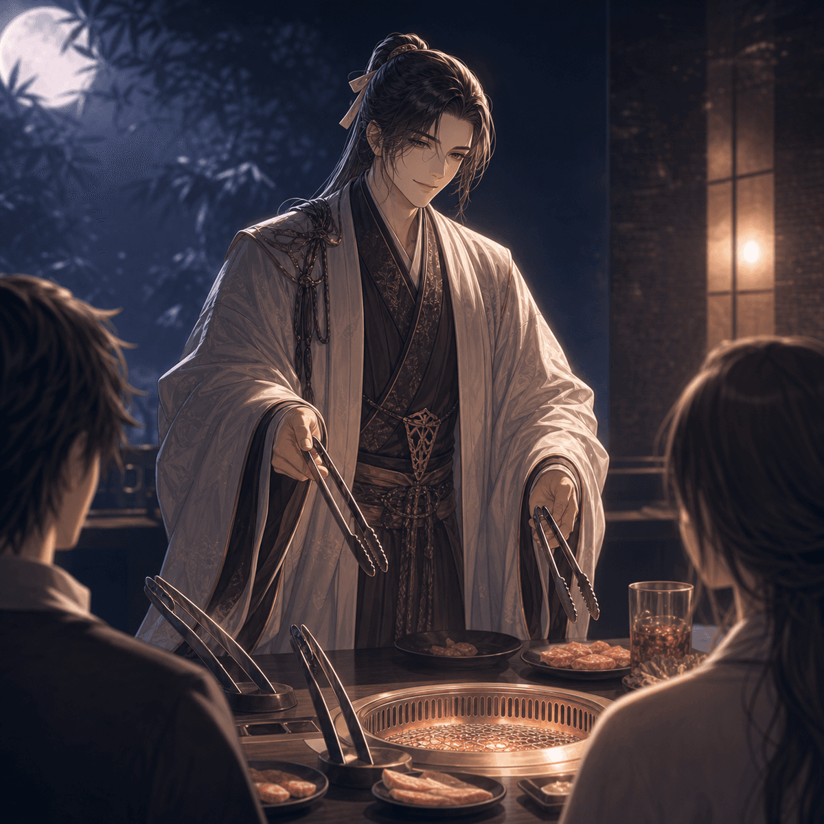 焼肉トング配布の主