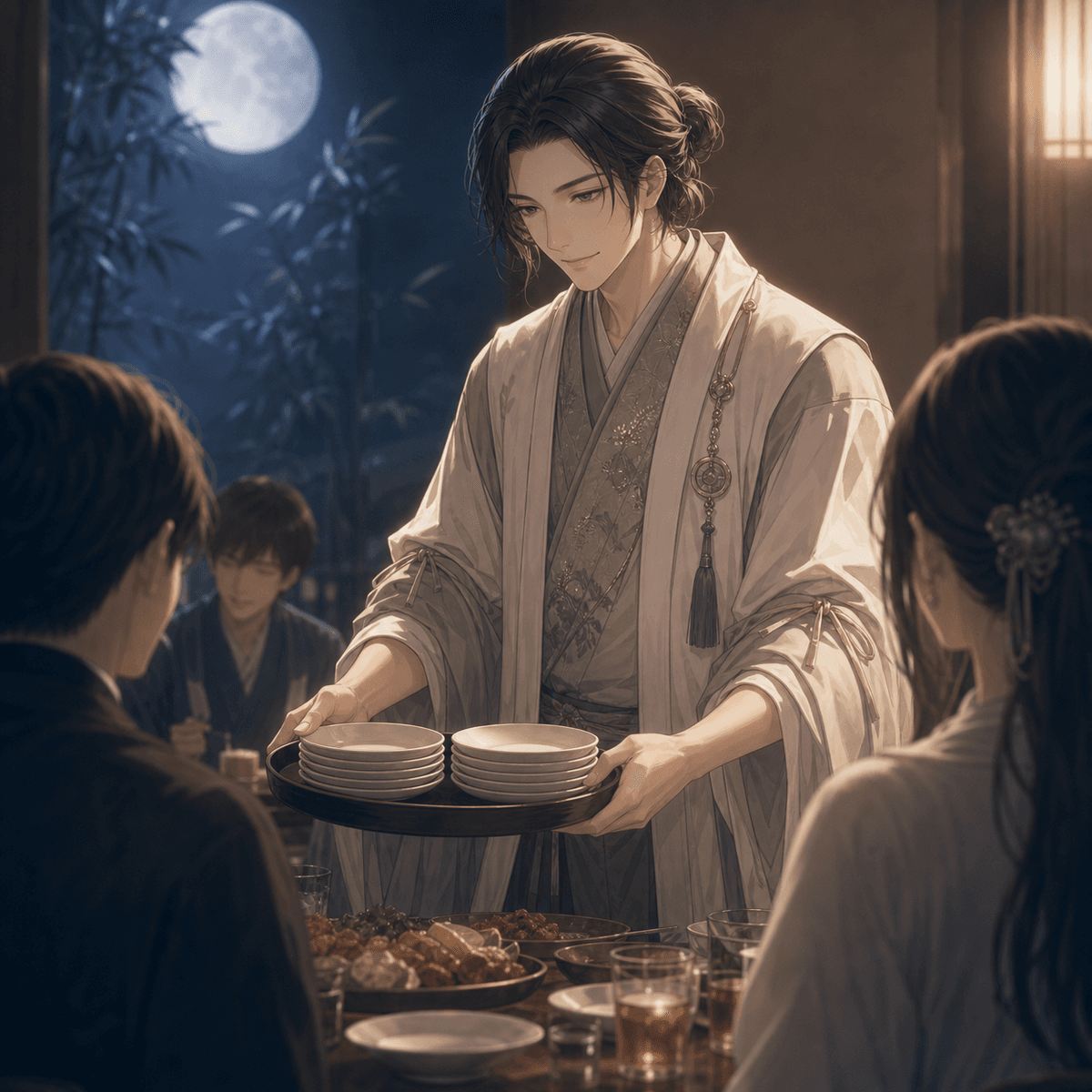 取り皿配布の主