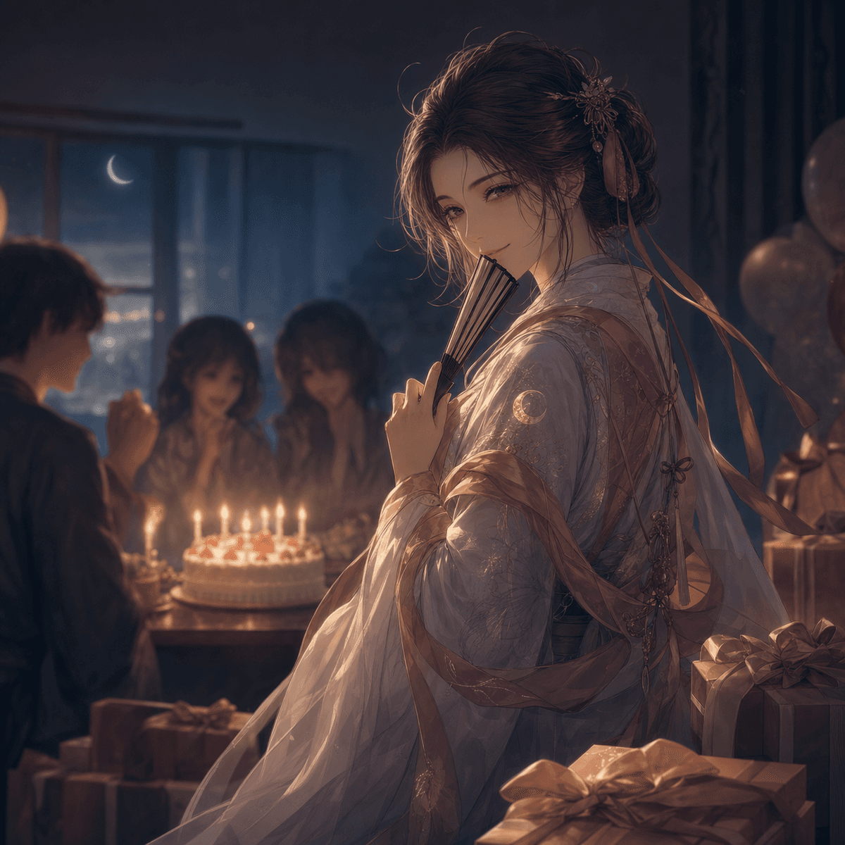 誕生日サプライズの主